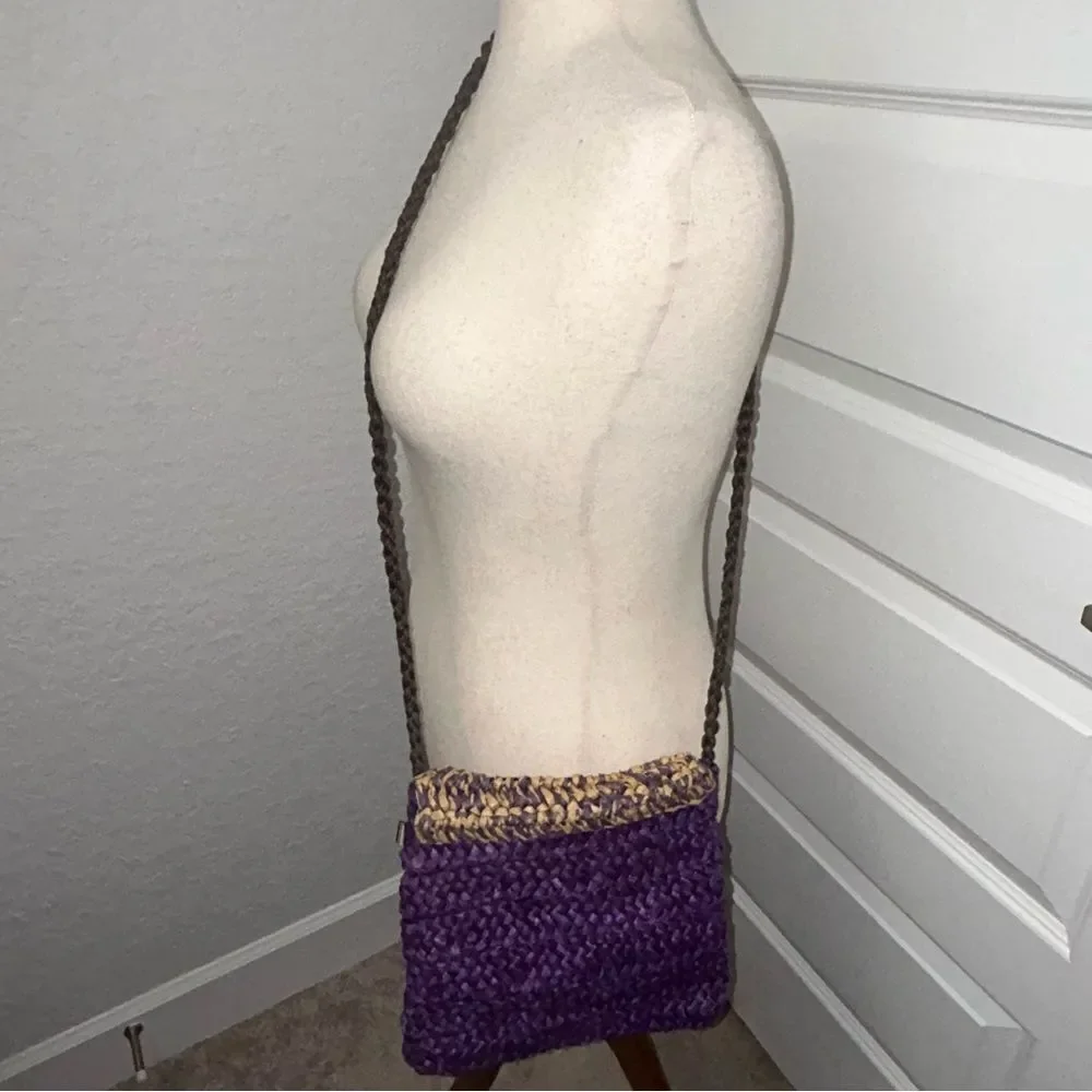 New, Sun ‘N Sand Straw Shoulder Crossbody Purse Bag - Picture 10 of 11